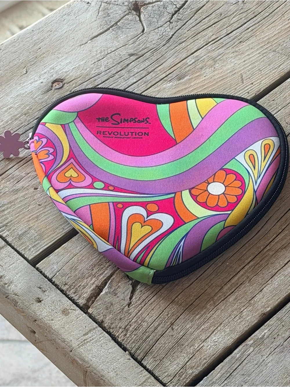 Vintage Y2K The Simpsons x Revolution Heart Makeup Case - Summer of Love